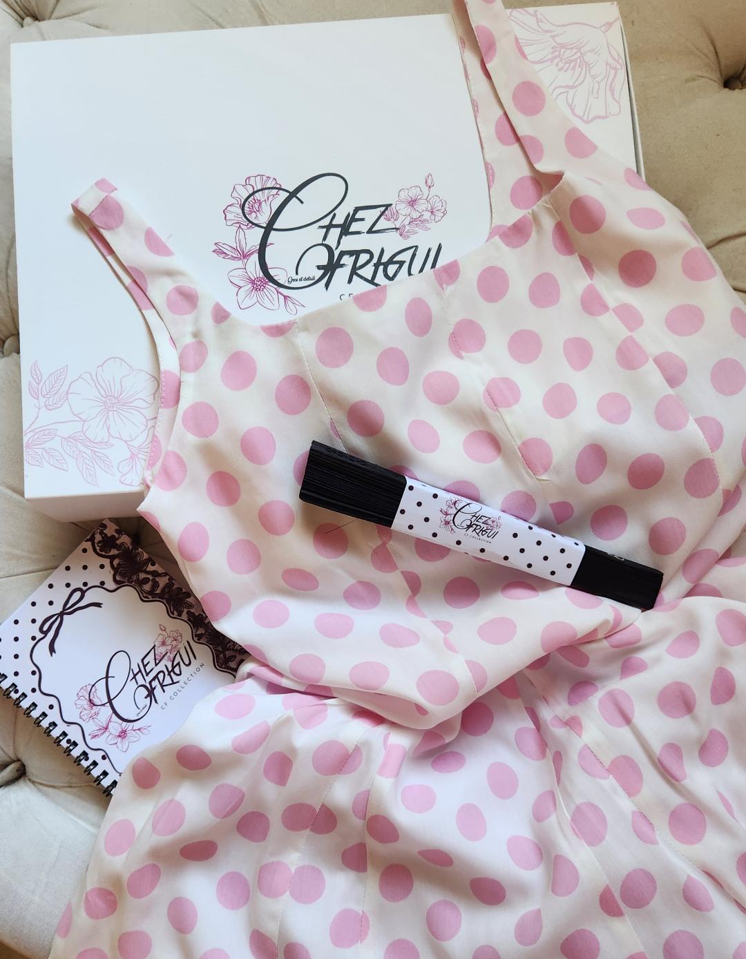 POLKA dress PINK