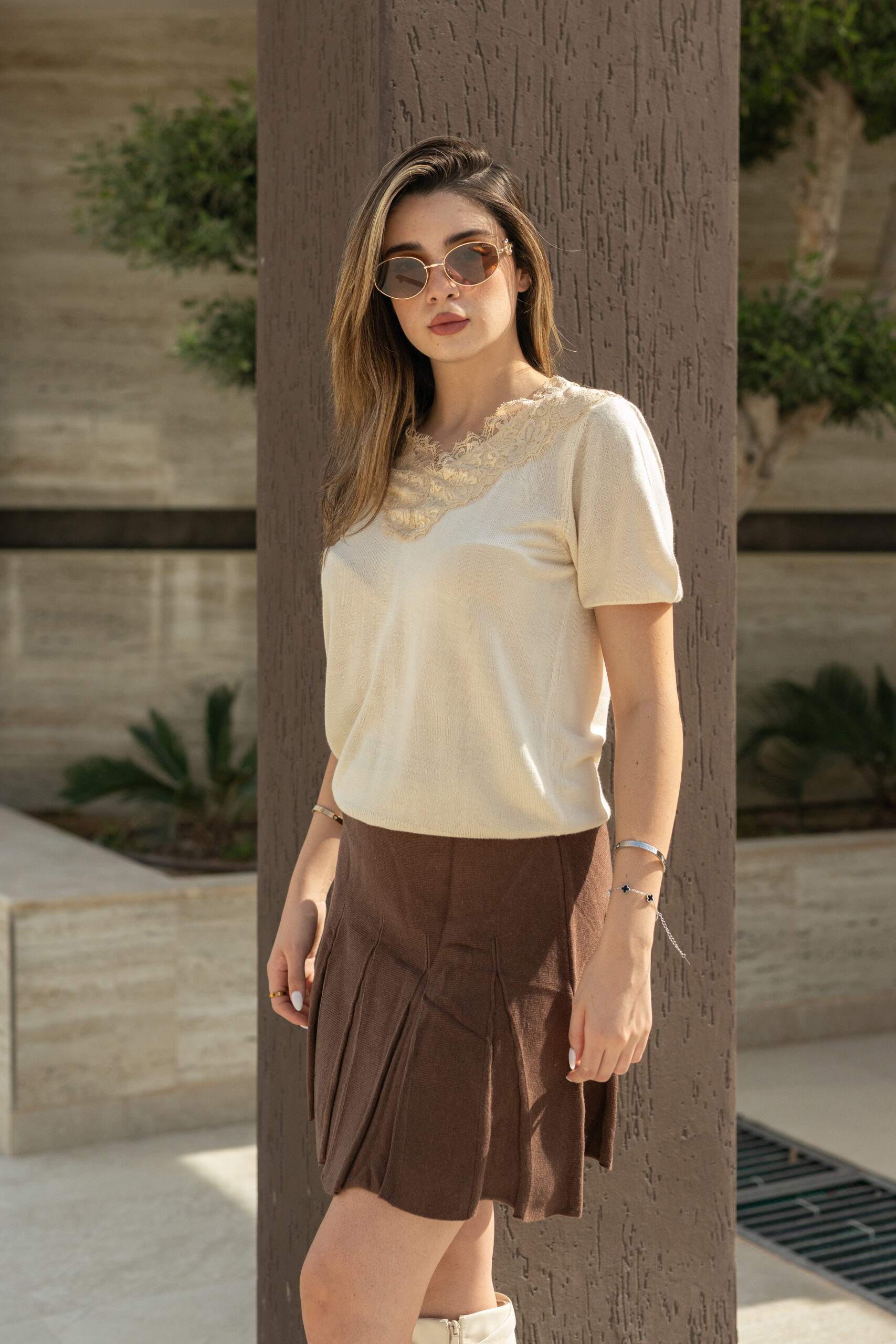 Pull yasmina beige